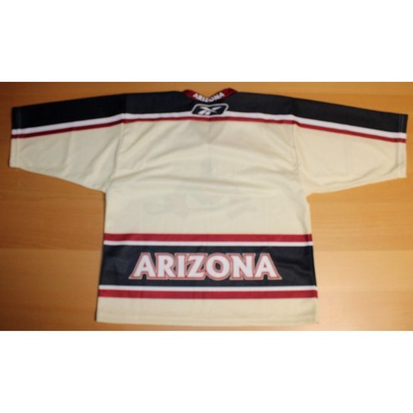 NLL National Lacrosse League Arizona Sting Jersey Small Reebok CCM Beige Red - Picture 4 of 6